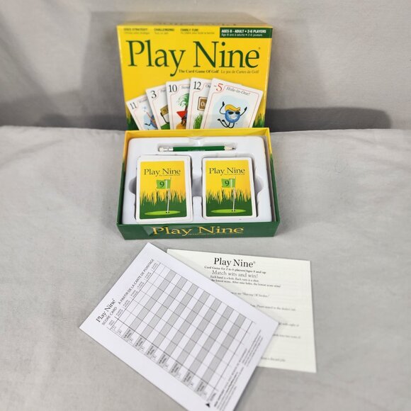 Play Nine The Card Game of Golf Bonfit America 2012 Edition Sports - Picture 7 of 7